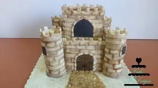 Bolo Castelo Medieval | Medieval Castle Cake (ENGLISH SUBTITLES)