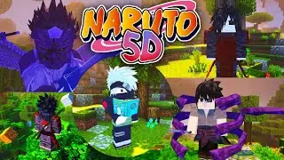 CRIEI UM MOD/ADDON DE NARUTO PRA MINECRAFT - Naruto 5D Soulslike | Uchiha Update