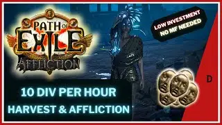 🌻🌻🌻 HARVEST AND AFFLICTION FOR 10 DIV PER HOUR - PATH OF EXILE 3.23 - AFFLICTION LEAGUE