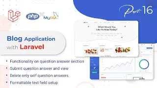 Blog application with Laravel | answer of questions | create answer, view, delete self-answer Bangla