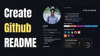 How to create Professional Github README Profile in Hindi/Urdu