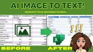 Excel Image to Text: Extract Data from Images into Tables [Beginners Tutorial]