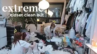 EXTREME closet clean out 2023 (giving away our clothing at Singapore meet & greet) | Q2HAN