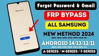 All Samsung Frp Bypass/Unlock 2024 | All Android 12/13/14 Remove Google Account Lock Without Pc 2024