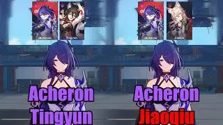 How Much Does Jiaoqiu Vs Tingyun Mei Buff Acherona (2 Nihility)? || Honkai Star Rail