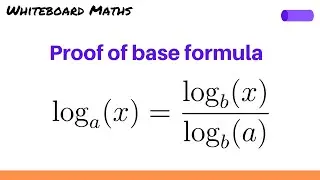 Proof of the change of base formula