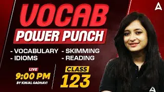 Most Important Vocabulary for Bank Exams | SBI | IBPS | RBI | 15 Minute #123 Vocab Show by Kinjal