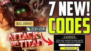 UPDATE!! *NEW* CODES⚠️ATTACK ON TITAN REVOLUTION CODES - ROBLOX CODES TITAN revolution ROBLOX 2024