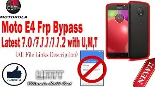 Moto E4 Frp Bypass with Umt