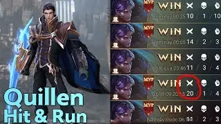 EZ Kill - Review Quillen AOV dan Penjelasan Skill, Pasti Critical? Build Full Damage + Mov. spd