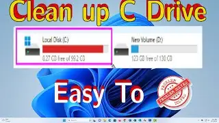 Fix:- How To Cleanup C Drive In Windows 11 |(Speed Up Your Windows 11).