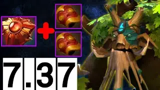 ЛУЧШИЙ САППОРТ В НОВОМ ПАТЧЕ 7.37😱 | ТРЕНТ ДОТА 2   | TREANT PROTECTOR DOTA 2