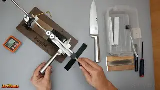 Точилка KosiM Lite + китайские водные камни - Как заточить нож до бритвенной остроты