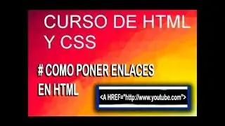 ▷ COMO PONER HIPERVINCULO EN HTML | ✅ Curso HTML