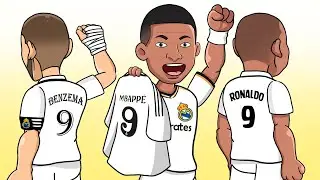 Failure at Euro 2024, Kylian Mbappe went to Real Madrid to become a Legend | Football Animation