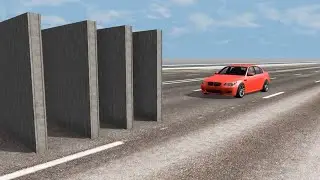 🚗Car Vs brick wall - BeamNG.drive👆