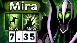 Мира на новом Рубике, гениальная игра! 10 хуков из 10 - Mira Rubick 7.35 DOTA 2