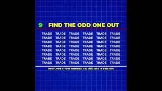 Find The Odd One Out | Investing Terms-1