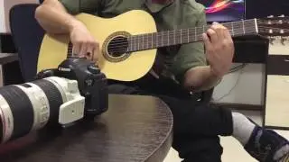 Чеченец играет на гитаре - Девочка не надо слезы лить напрасно