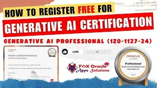 IZ0-1127-24 Generative AI Certification free registration | How to register free for Generative AI