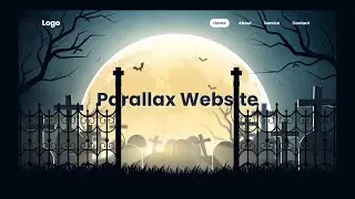 Parallax Scrolling Website HTML CSS & Javascript | How to Make Parallax Website