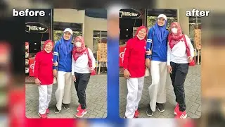 cara edit foto biar kelihatan tinggi tanpa aplikasi tambahan ( iPhone user )