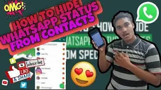 How to Use Hide Specific Contacts from Whatsapp Status in Android / IOS Phone ! 