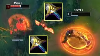 Draven after 1300 Gold Powerspike: