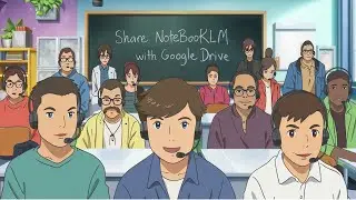 Share NotebookLM with Google Drive