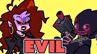 Friday Night Funkin' Darkness Corruption Evil: Hour 1 - Mommy Mearest Vs Evil Pico! | RECREATION |