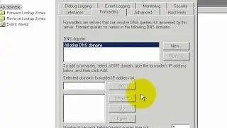 Configure DNS Forwarders in Windows Server 2003