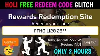 Claim Urgent Redeem Code 1 Hour Left | Free Fire Redeem Code Today | 23 February Redeem Code