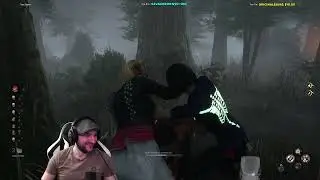 BEING CHASED FOR 5 MINS BY 2 KILLERS! Dead by Daylight 2VS8