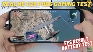 Realme C25 test game PUBG Mobile | MediaTek Helio G70, RAM 4GB, IPS LCD, 6.5 inches Display