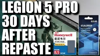 Legion 5 Pro 30 Days Later after Repaste  UPDATE