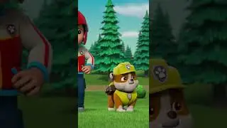 Rocky gets Dirty and tricks the Waiter Bot!  - #PAWPatrol #shorts UK