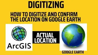 Digitizing| how to digitize map, georeference, create shapefile, on ArcGIS |