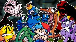 Friends To Your End but Different Characters Sing It 🎶 (FNF Rainbow Friends but Everyone Sings It)