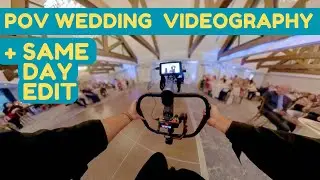 POV Shooting a wedding video + Same day edit | Red komodo & fx3