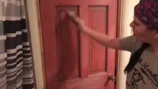 Paint Challenge Day 27 of 30: Painting My Bathroom Door 🛀