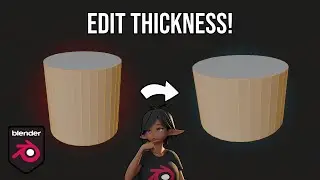 How to change an Objects Thickness in Blender 4.2!