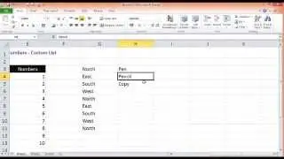 Autofill in Excel - How to use Autofill & Create a Custom List in Excel