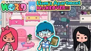 Cherry And Vidia gives Liam's Apartment a MAKEOVER! - Toca Life World