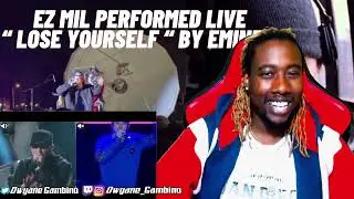 Ez Mil & Eminem - Lose Yourself LIVE (Remix) Dwayne Gambino Reaction