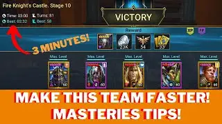 FIRE KNIGHT STAGE 10 HARD: 97% WIN RATE AND HOW TO BE FASTER! Raid: Shadow Legend