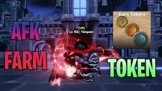 How To AFK farm Tokens Anime Defenders Best Method