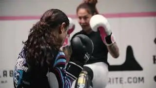 Pro wrestling Champion Thunder Rosa (AEW) Dojo Storms Cris Cyborg MMA's only Grand Slam Champion