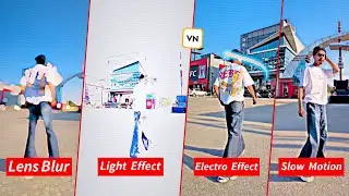 Lens Blur / Light Effects / Slow Motion Editing | capcut video editing video editing Vn video editor