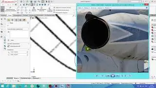 Как вставить картинку в solidworks, как начертить самолёт, гидросамолёт А-40(Бе-42) ч.1.