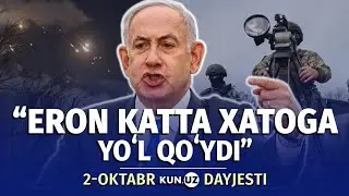 Eronning Isroilga raketa zarbasi va Rossiyaning urush uchun xarajatlari — 2-oktabr dayjesti